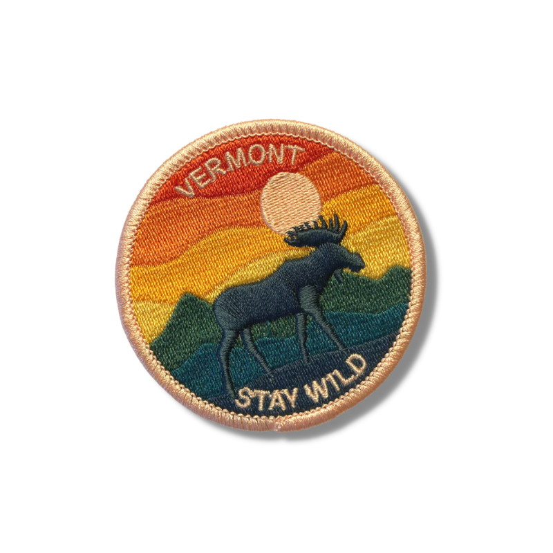 Custom Stick-On Eco Friendly Embroidered Patch