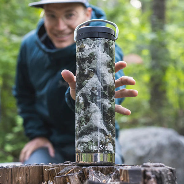 Klean Kanteen Tumblers TKWide with Café Cap - Mossy Oak 20oz Klean Kanteen