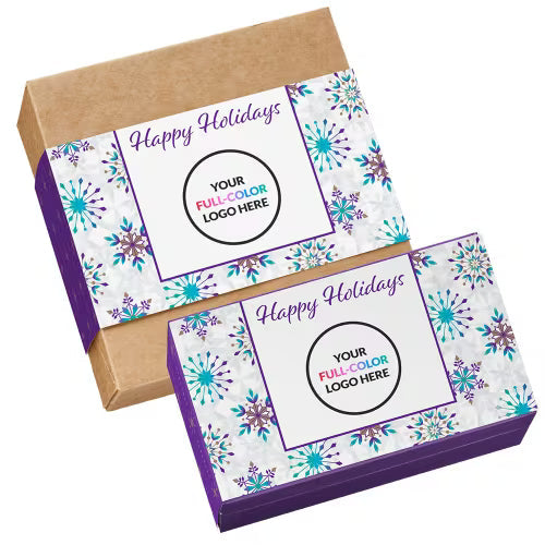 Custom Holiday Morsel 24 Gift Box | 24 Gourmet Brownie Bites Fairytale Brownies