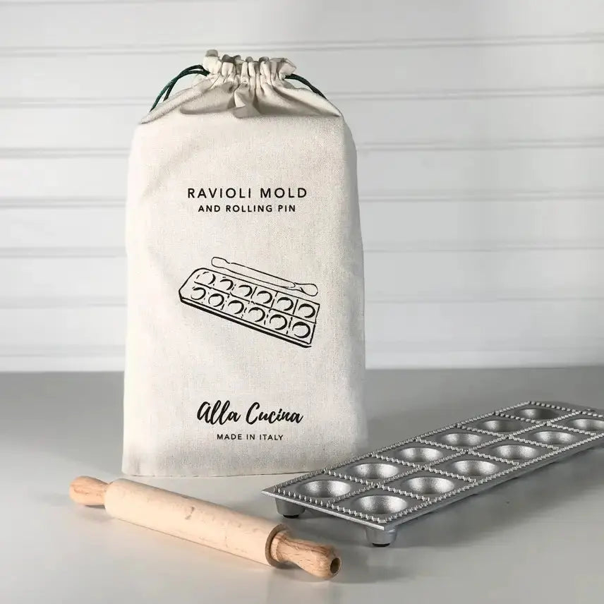 Italian Ravioli Mold with Roller