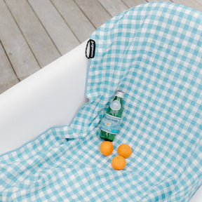 Original Towel: Gingham Sky Blue Nomadix