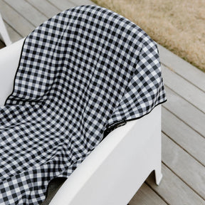 Original Towel: Gingham Black Nomadix