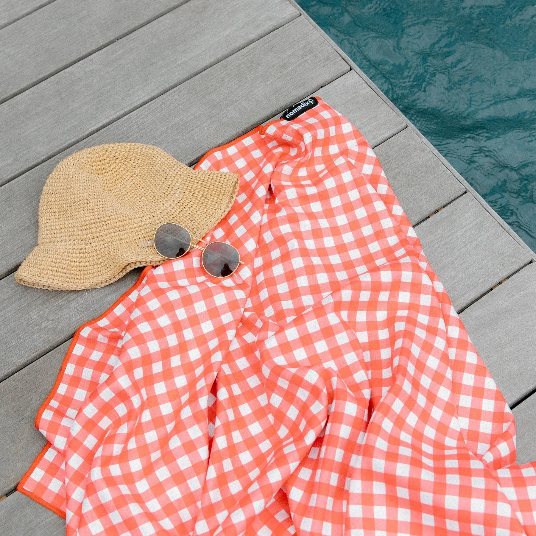 Original Towel: Gingham Red Nomadix