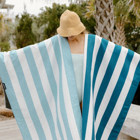 Original Towel: Cabana Stripe Sky Blue Nomadix