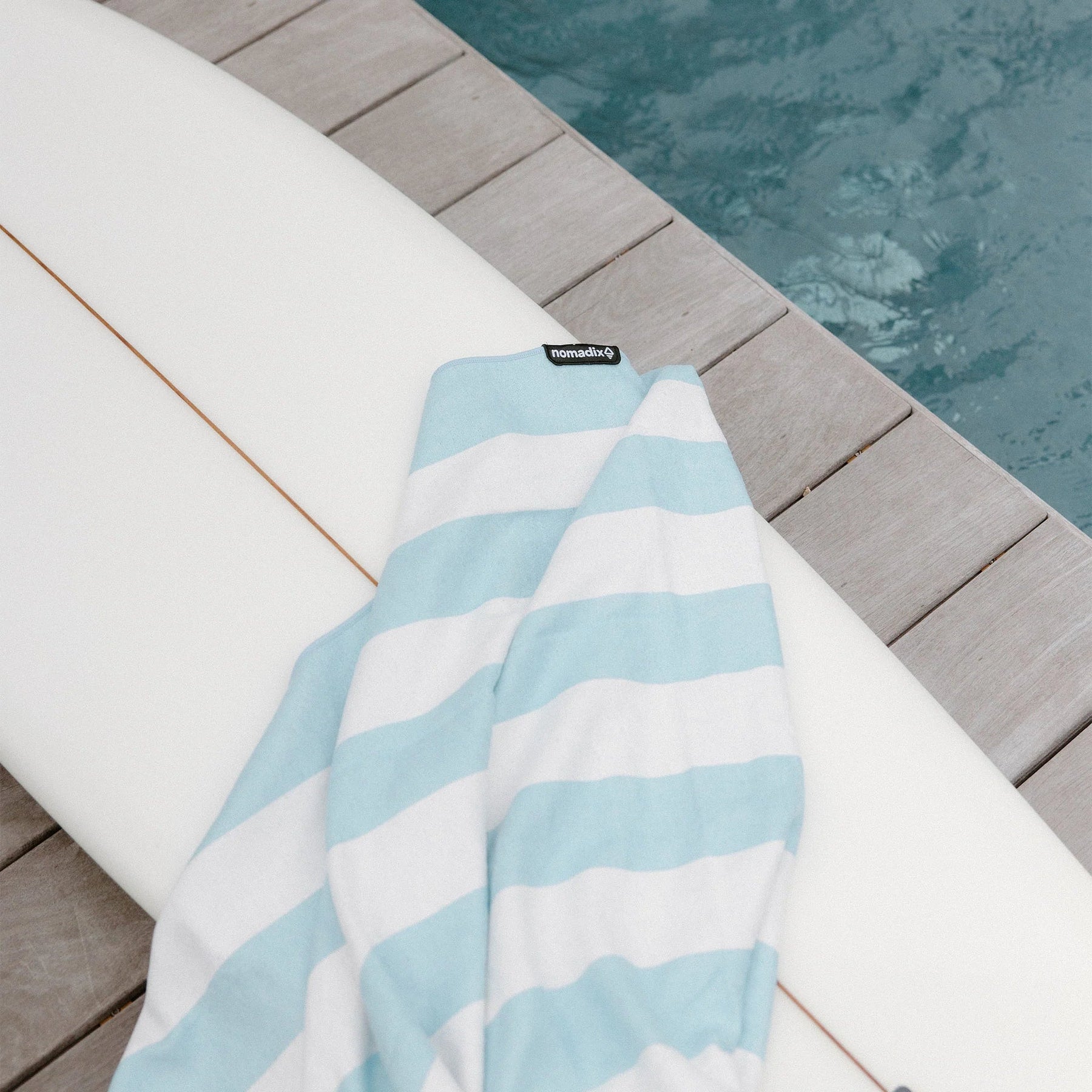 Original Towel: Cabana Stripe Sky Blue Nomadix