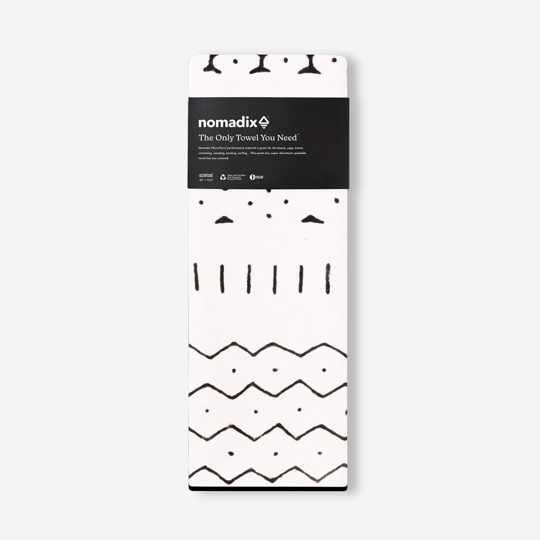 Original Towel: Mud Cloth White Nomadix