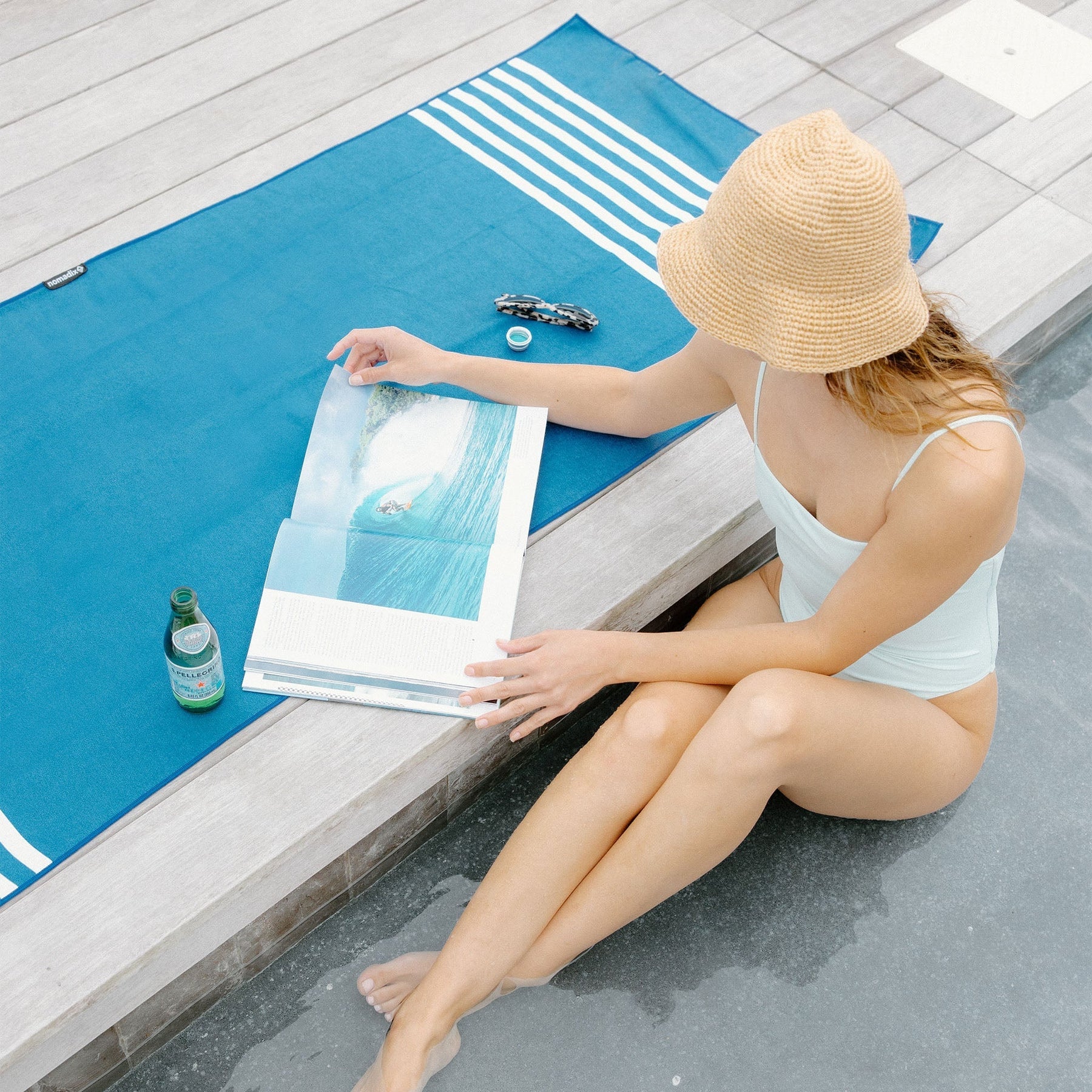 Original Towel: Poolside Navy Nomadix