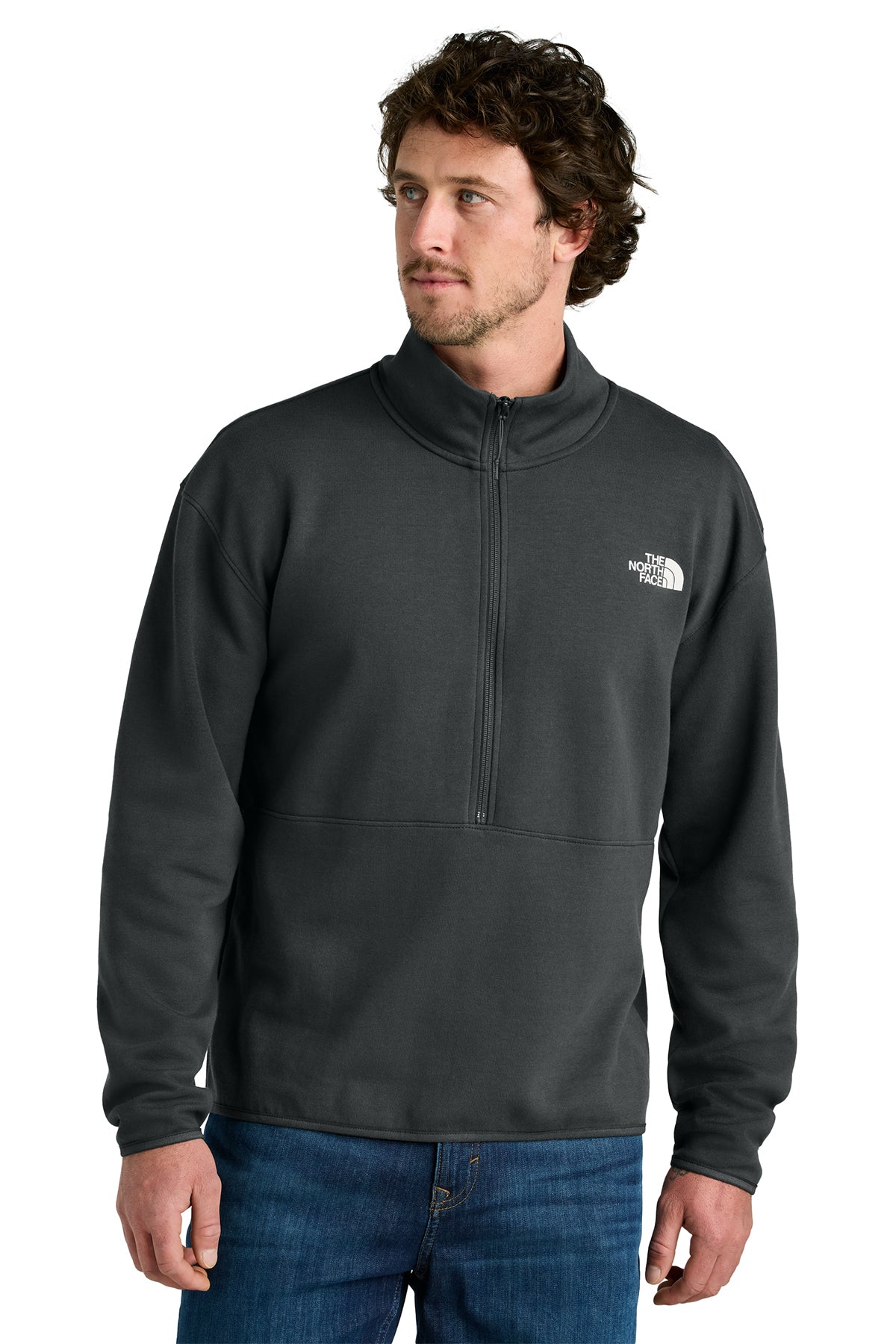 Custom North Face® Double-Knit 1/2-Zip Fleece