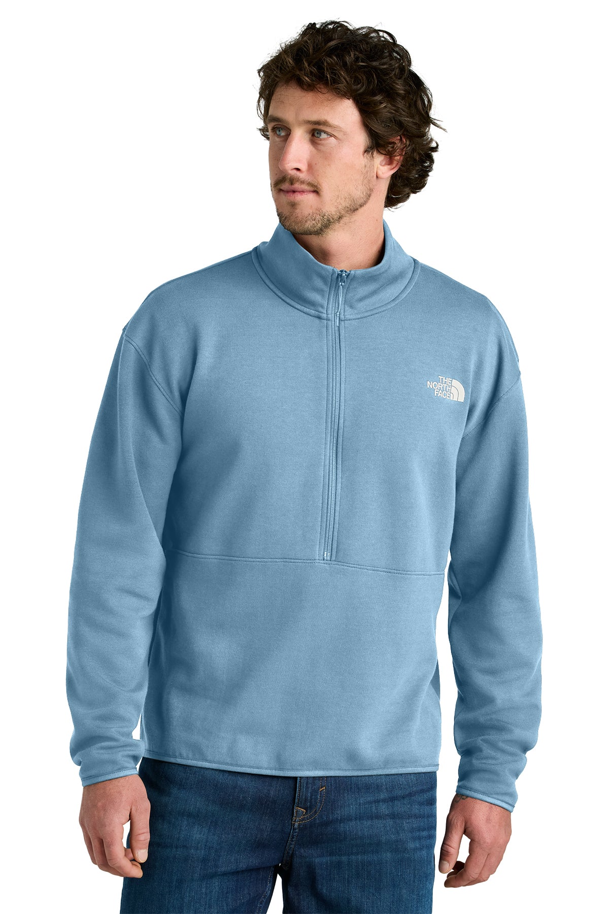 Custom North Face® Double-Knit 1/2-Zip Fleece