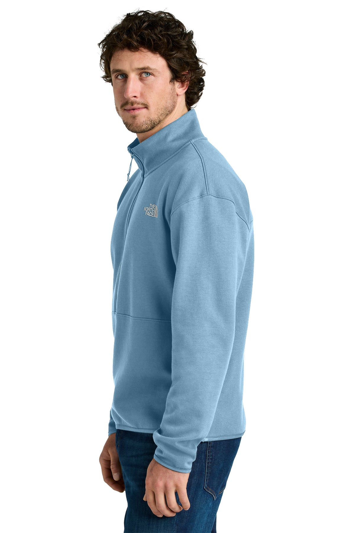 Custom North Face® Double-Knit 1/2-Zip Fleece