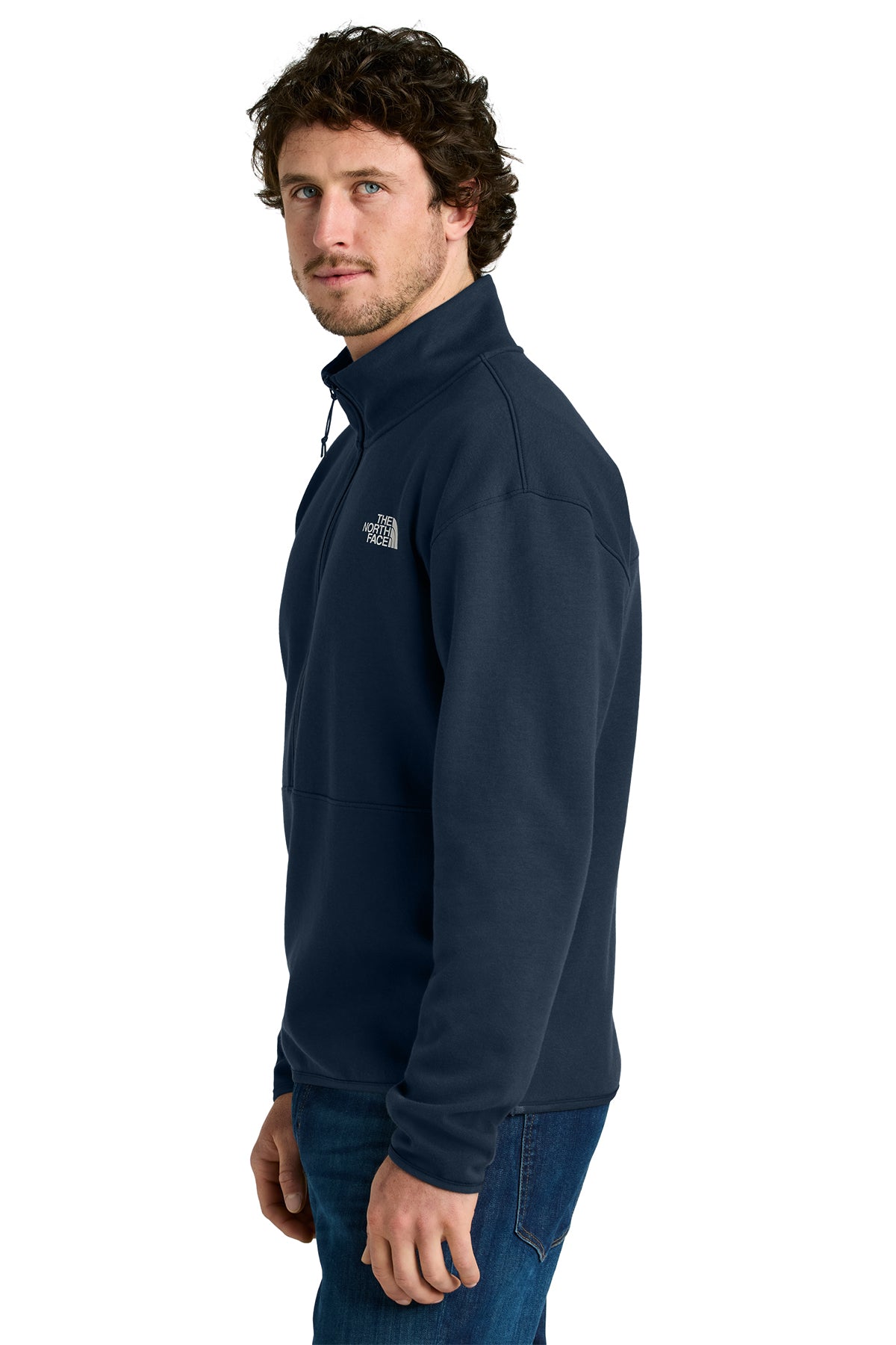 Custom North Face® Double-Knit 1/2-Zip Fleece