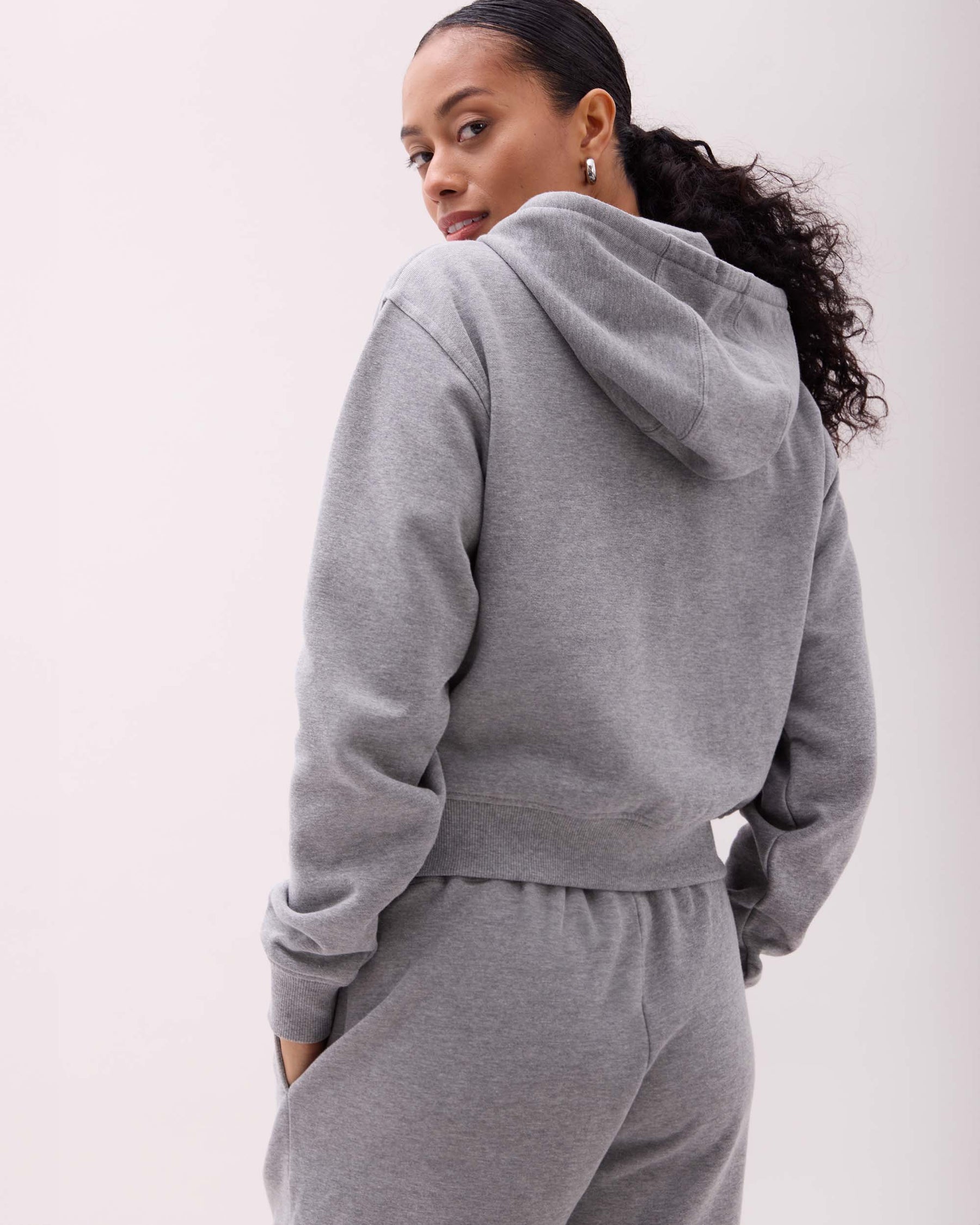 Women's Recycled Fleece Zip Hoodie Richer Poorer