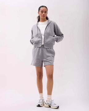 Women's Recycled Fleece Zip Hoodie Richer Poorer