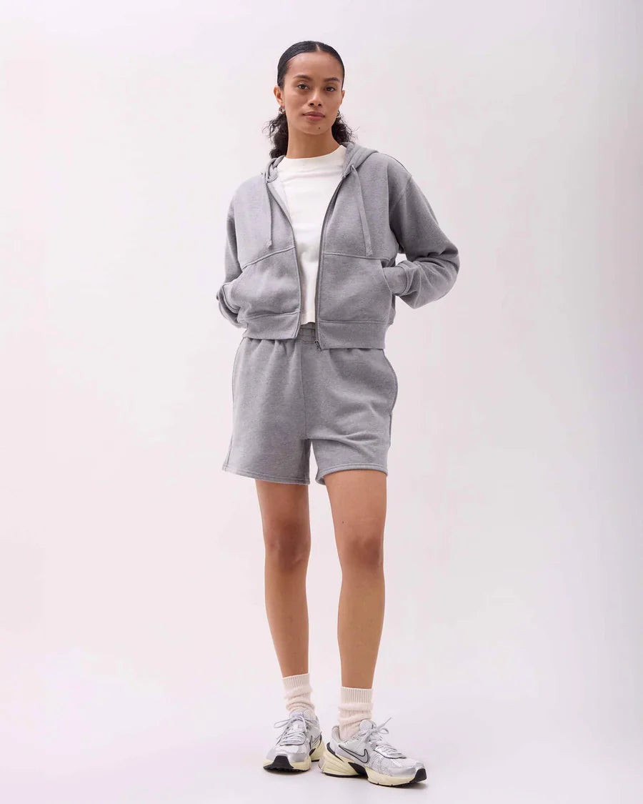 Women's Recycled Fleece Zip Hoodie Richer Poorer