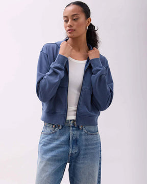 Women's Recycled Fleece Zip Hoodie Richer Poorer