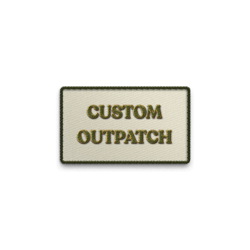 Custom Stick-On Eco Friendly Embroidered Patch