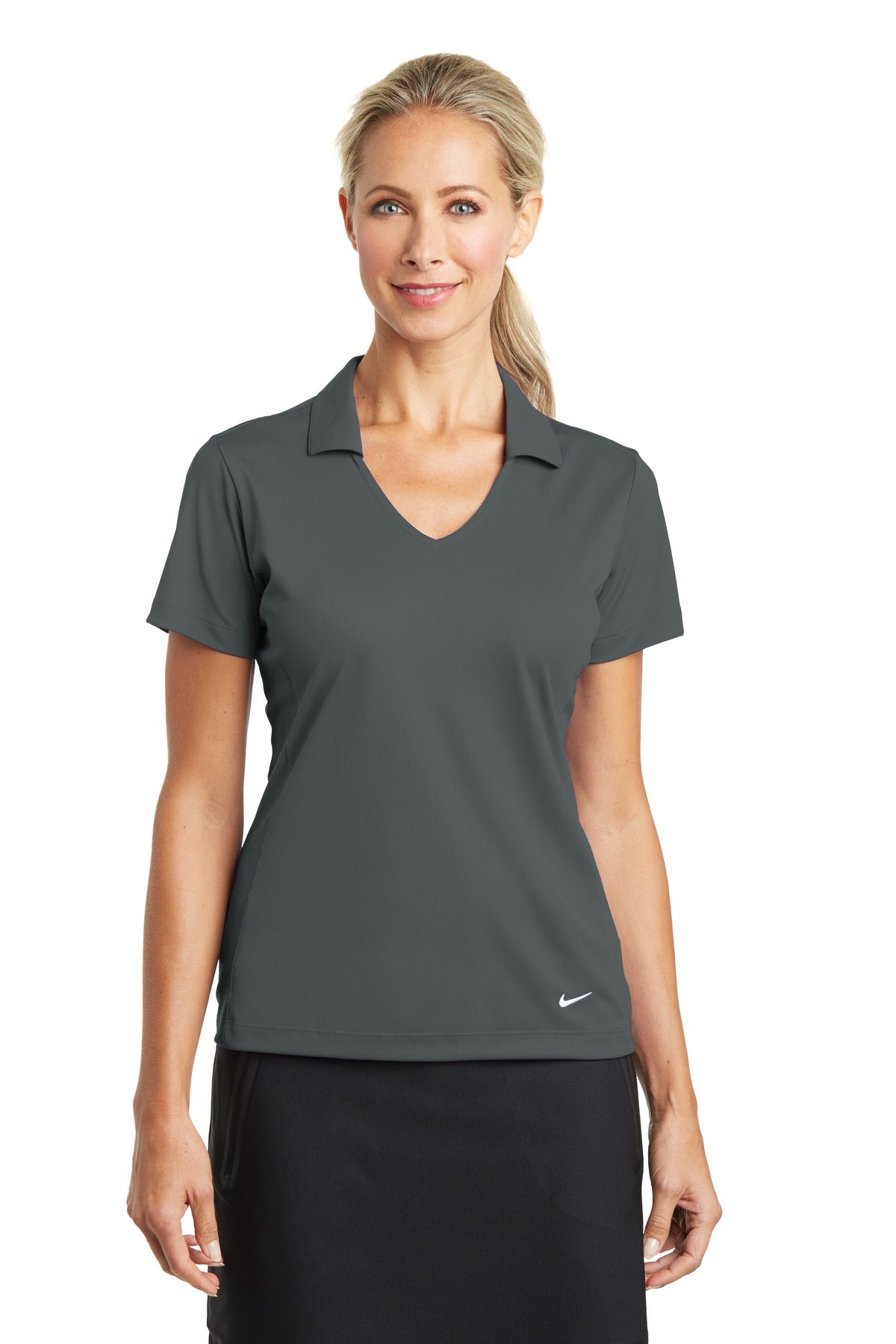 Nike Women's Dri-FIT Vertical Mesh Polo. Nike