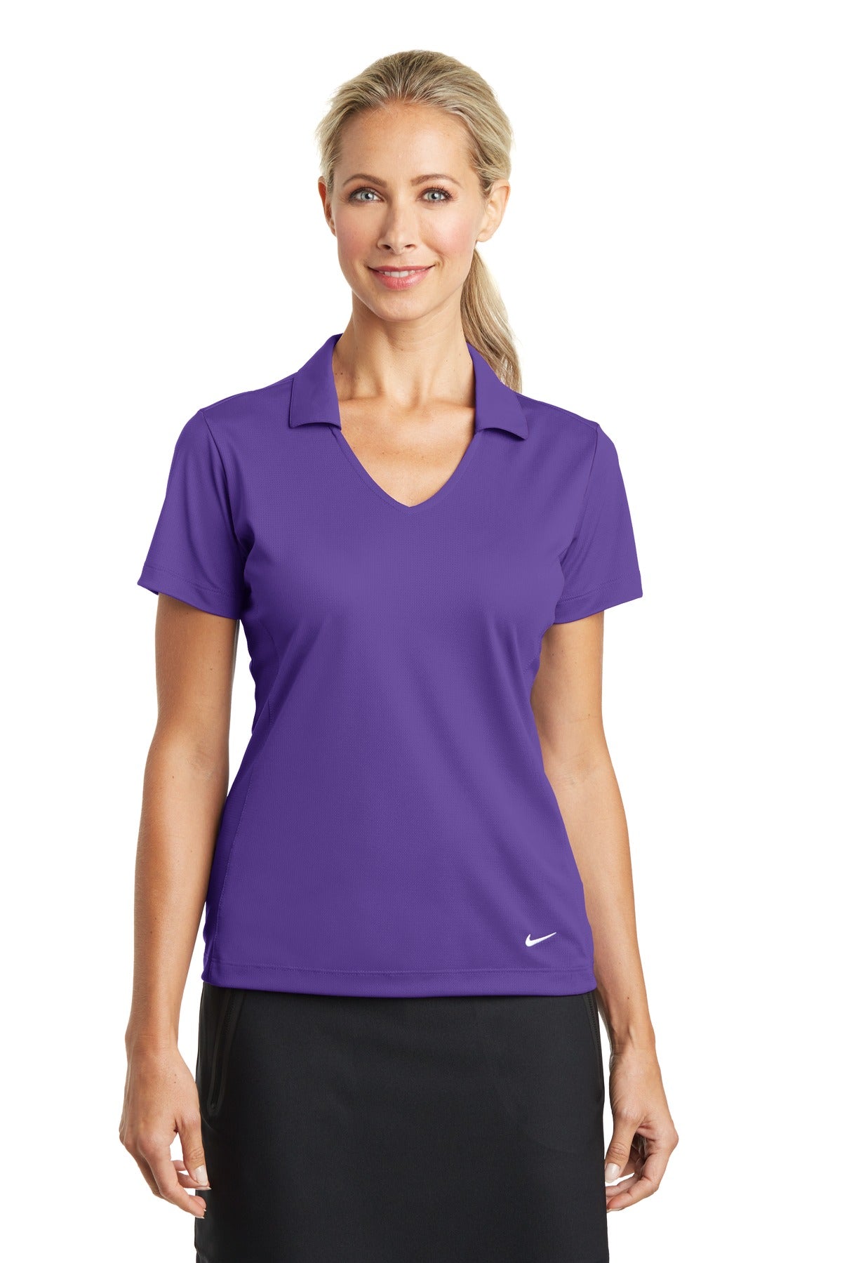 Nike Women's Dri-FIT Vertical Mesh Polo. Nike