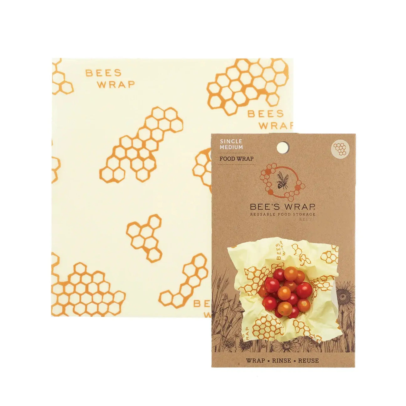 Single Medium Beeswax Wrap