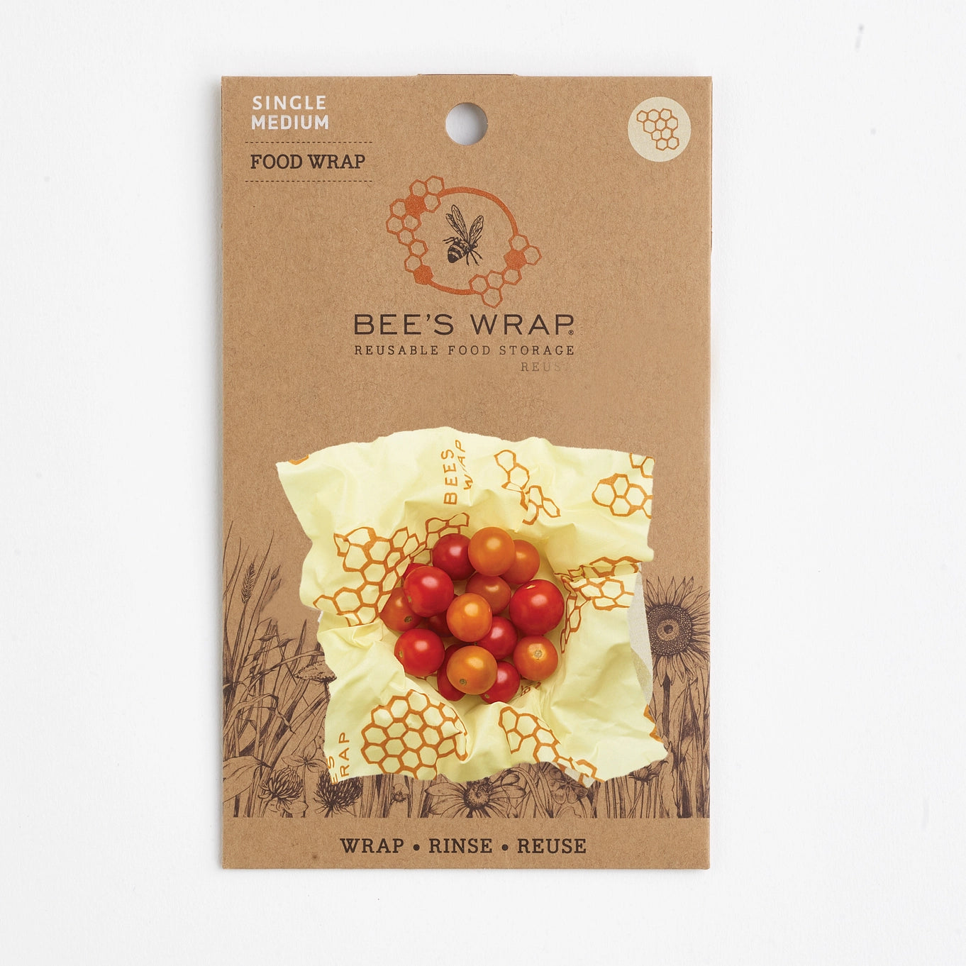 Single Medium Beeswax Wrap