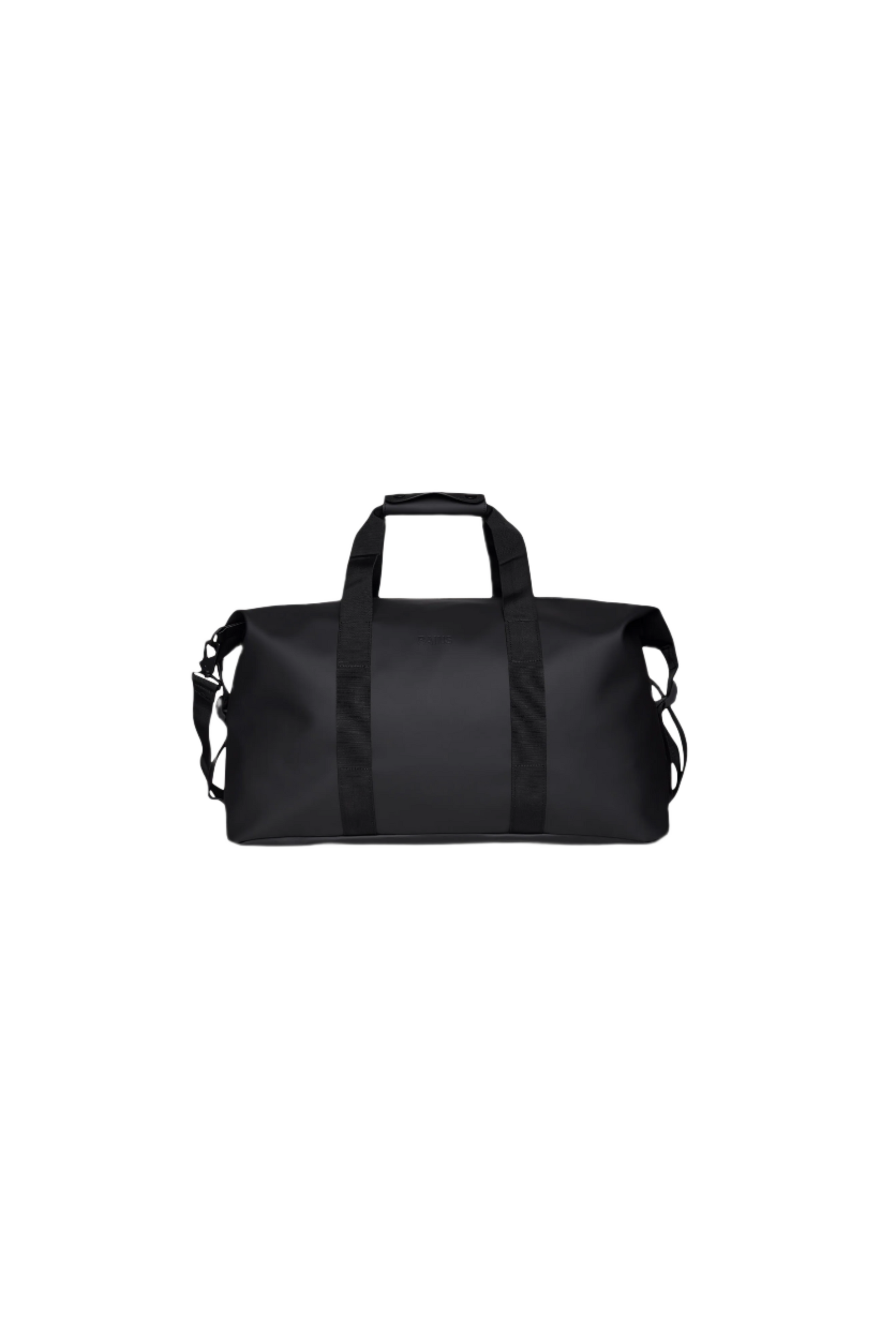 Rains Hilo Weekend Bag Black 36L H27 x D26 x W52 cm Weekender