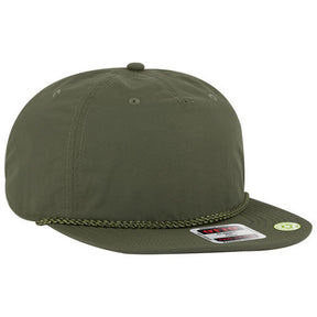 Custom Branded Recycled Nylon Sustainable 5 Panel Hat Otto