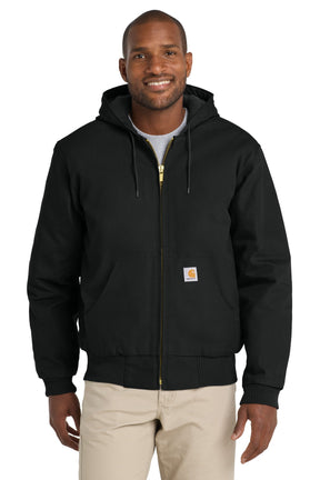 Carhartt ® Quilted-Flanne-Lined Duck Active Jac. Carhartt
