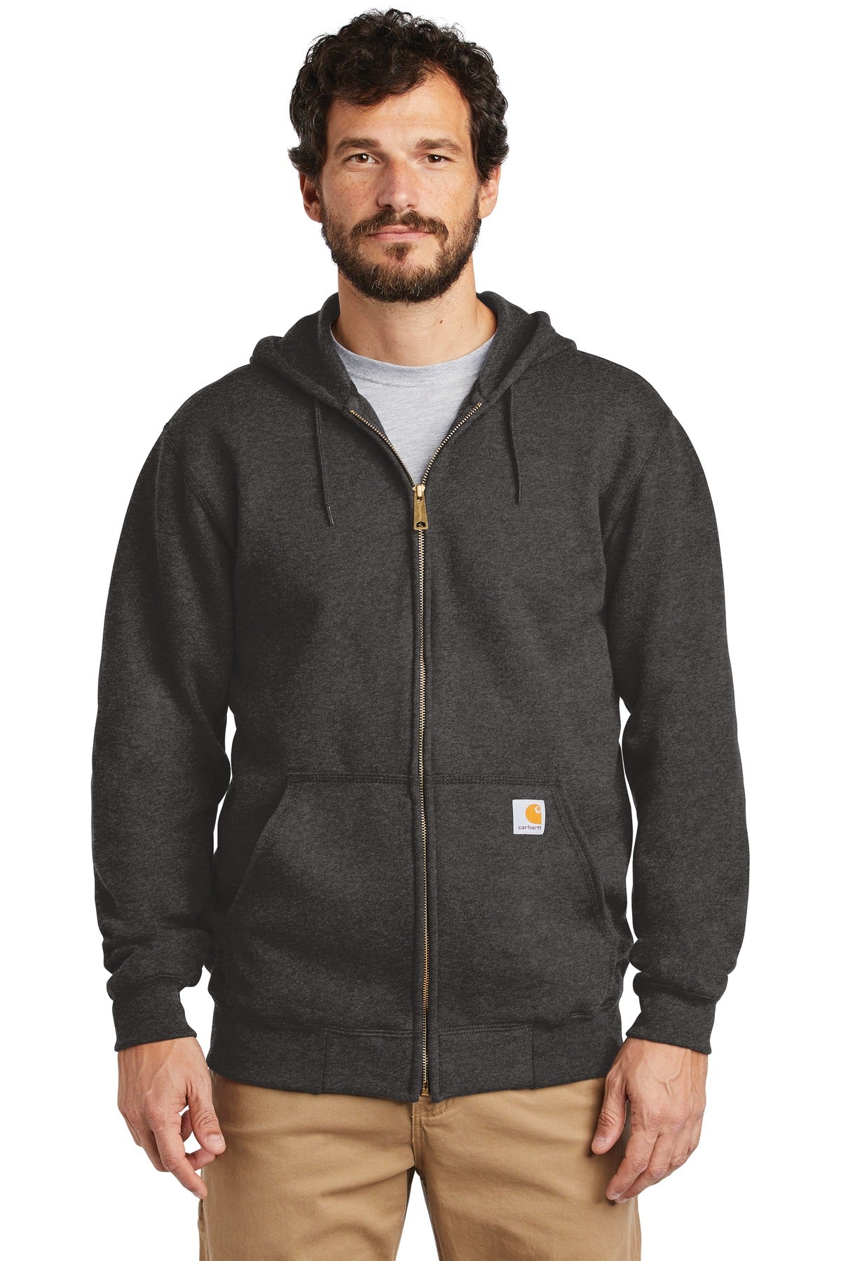 Carhartt ® Midweight Hooded Zip-Front Sweatshirt. Carhartt