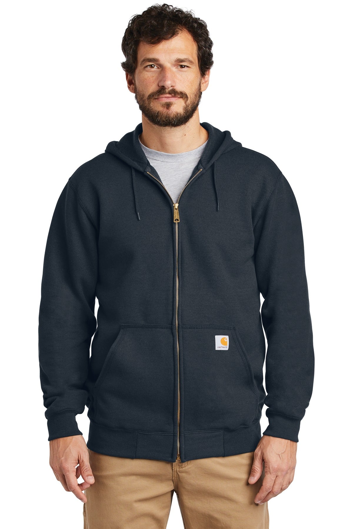 Carhartt ® Midweight Hooded Zip-Front Sweatshirt. Carhartt