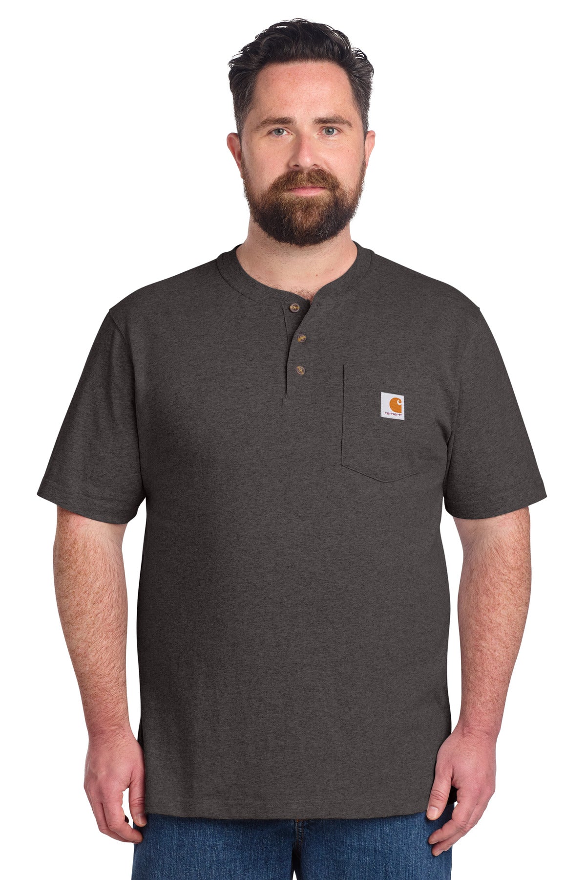 Carhartt® Short Sleeve Henley T-Shirt Carhartt