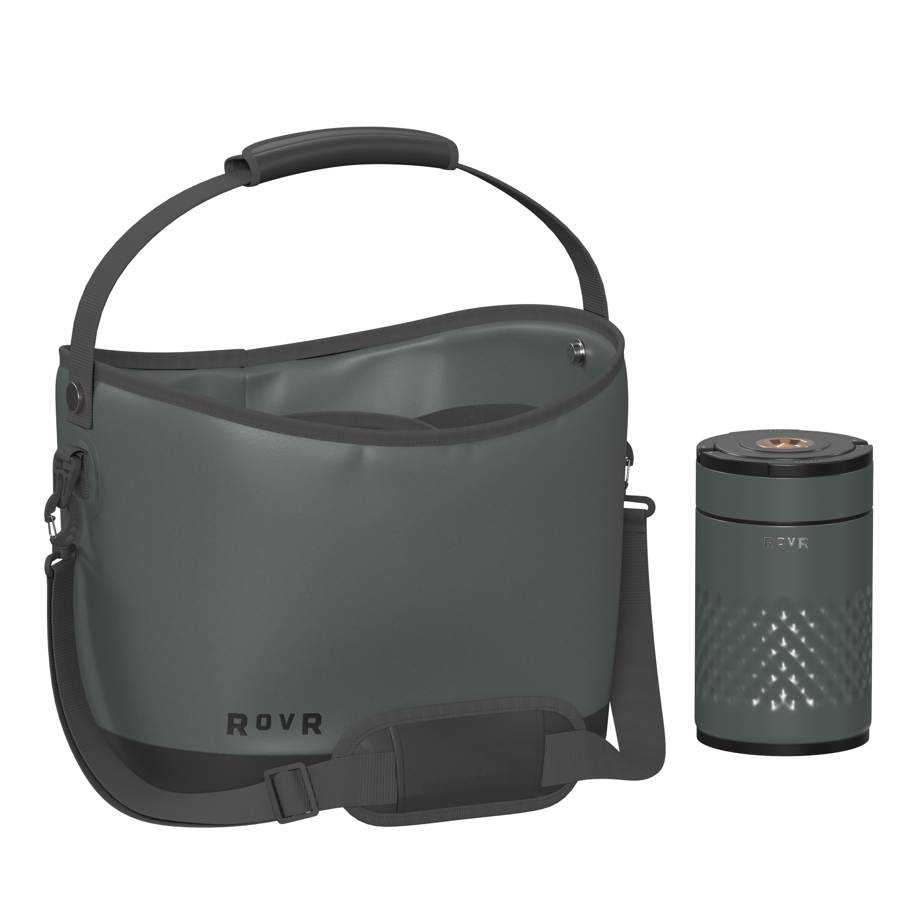 RovR KeepR Caddy with Ice Bucket Charcoal RovR