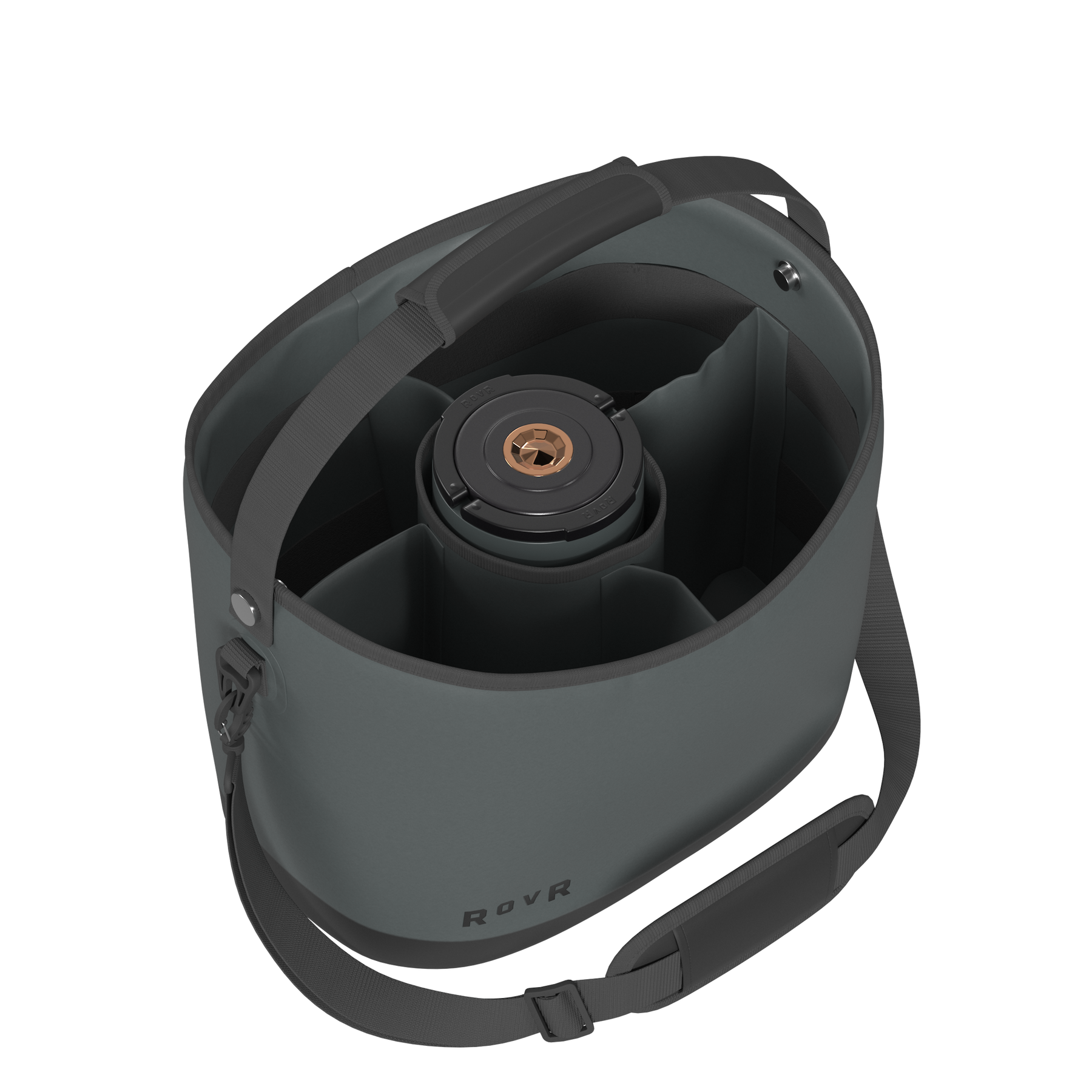 RovR KeepR Caddy with Ice Bucket Charcoal RovR