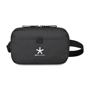 Custom Waist Pack Repeat Recycled Fanny Pack Black with Logo