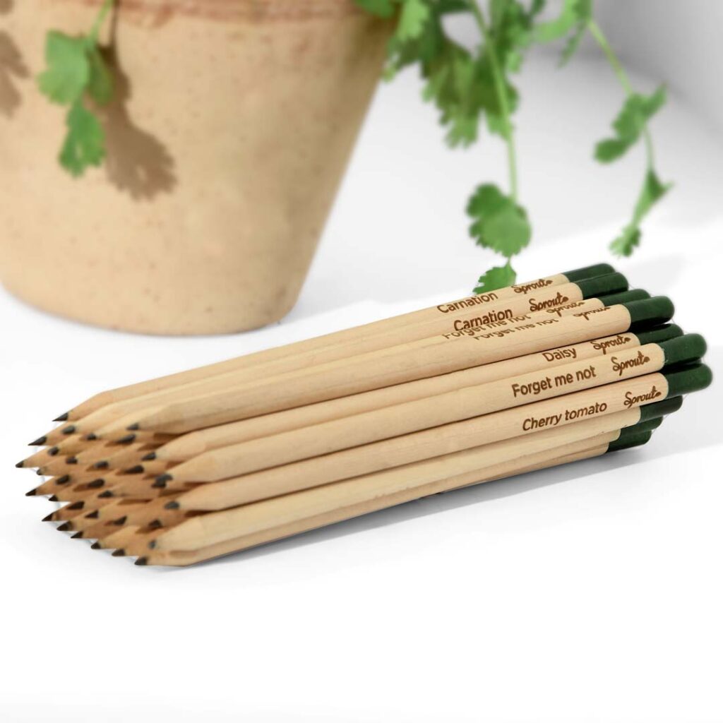 Plantable Pencils - 3-Pack with Customized Box