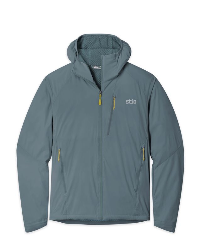 Stio Mens Dawner Hooded Jacket EarthHero Corporate Gifting and Custom Swag