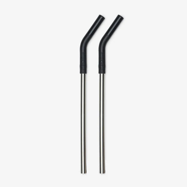 Klean Kanteen Steel Straws Straw 2-Pack - Black