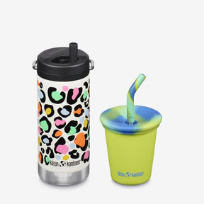 Klean Kanteen Cups and Mugs Kid's Sippy Cup and Wide Water Bottle Set Klean Kanteen