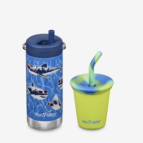 Klean Kanteen Cups and Mugs Kid's Sippy Cup and Wide Water Bottle Set Klean Kanteen