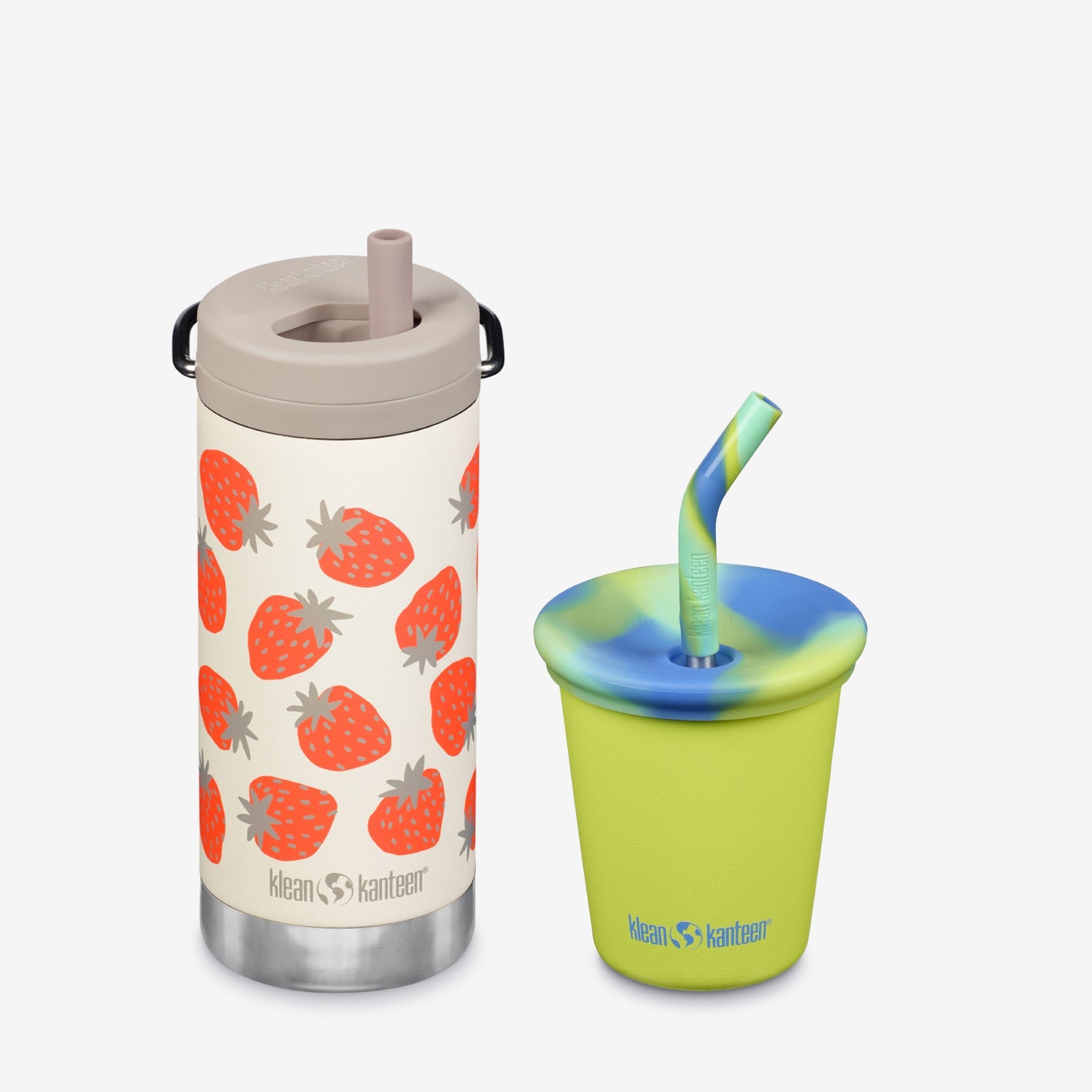 Klean Kanteen Cups and Mugs Kid's Sippy Cup and Wide Water Bottle Set Klean Kanteen