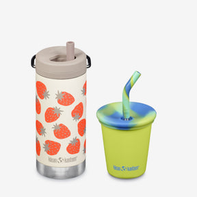 Klean Kanteen Cups and Mugs Kid's Sippy Cup and Wide Water Bottle Set Klean Kanteen