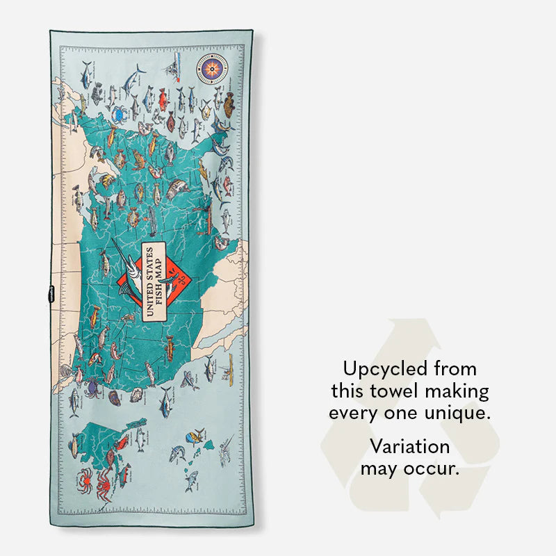 The Tote: Nomadix x FARO: Fish Map Nomadix