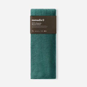 Organic Beach Towel: Lounge Teal Ocean Nomadix