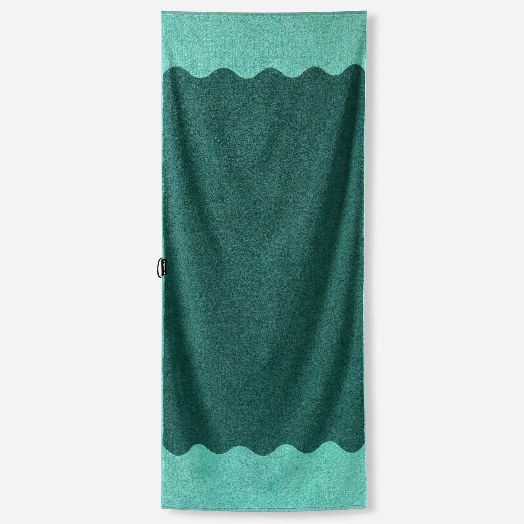 Organic Beach Towel: Lounge Teal Ocean Nomadix