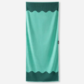 Organic Beach Towel: Lounge Teal Ocean Nomadix