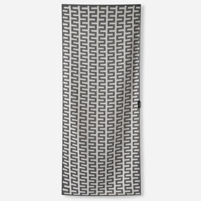 Organic Travel Towel: Modern Switchback Black Nomadix