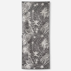 Organic Travel Towel: Retro Palms Black Nomadix