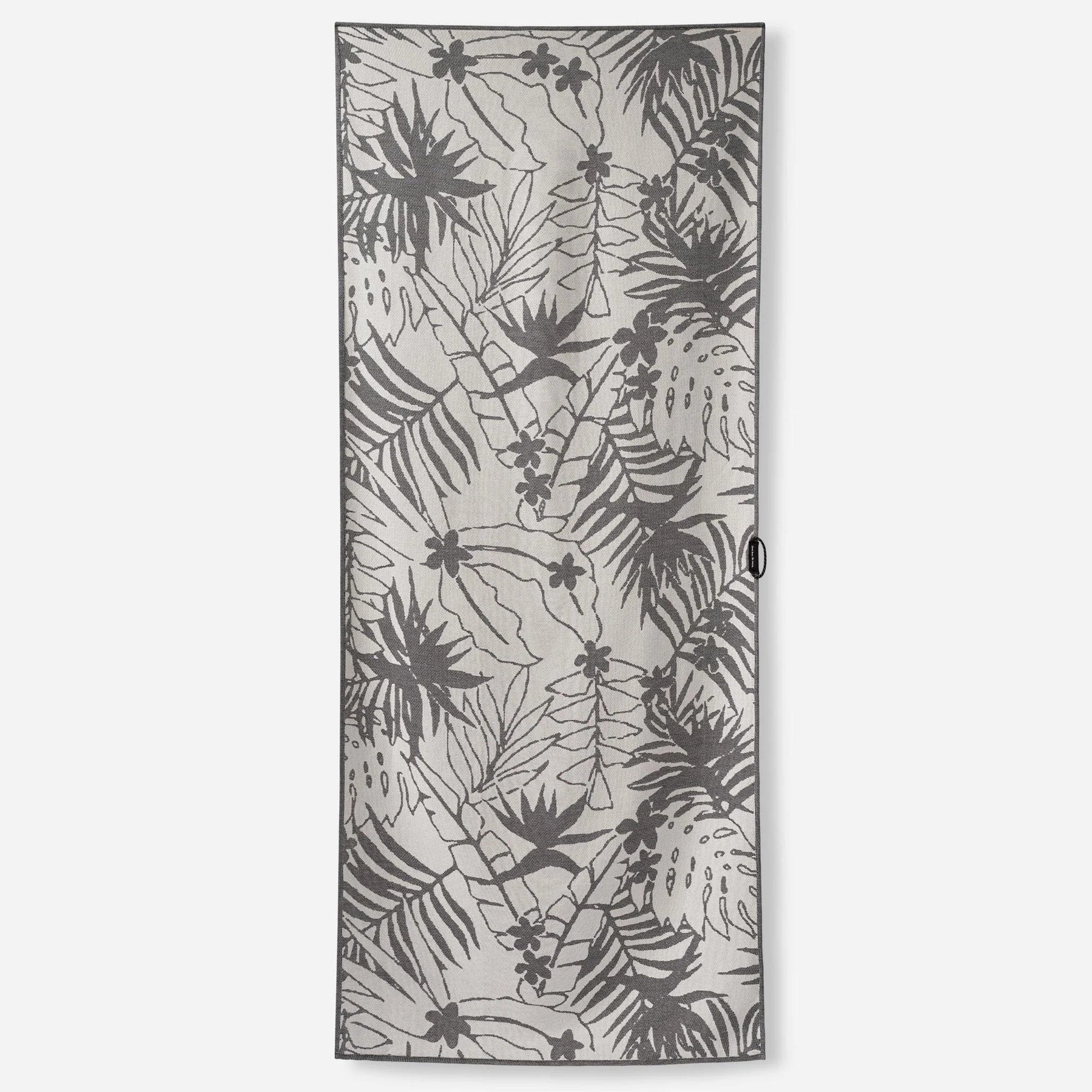 Organic Travel Towel: Retro Palms Black Nomadix