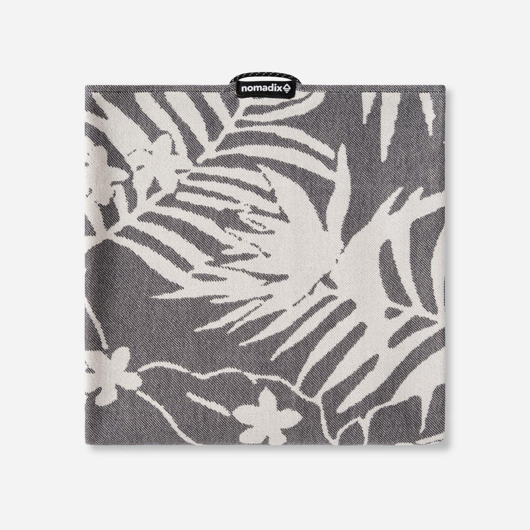Organic Travel Towel: Retro Palms Black Nomadix