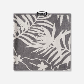 Organic Travel Towel: Retro Palms Black Nomadix