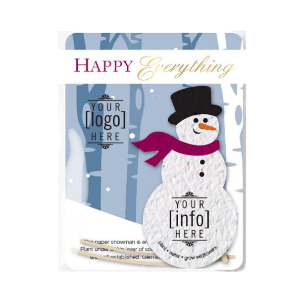 Custom Seed Paper Ornament and Card Pack